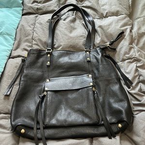Kooba black leather tote